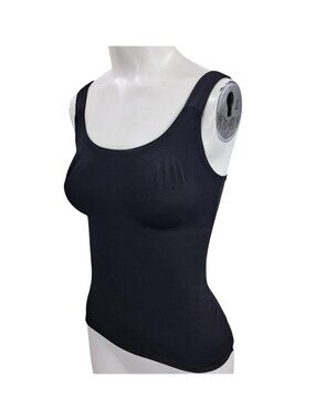 Ruby Ribbon Original Camisole Tank Top Size 32 Shaping Black Shapewear Bra